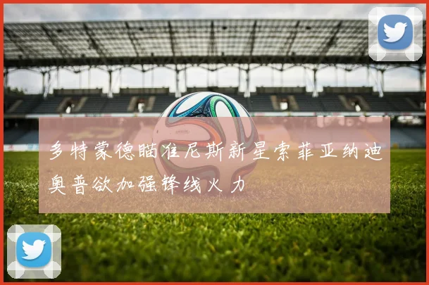 多特蒙德瞄准尼斯新星索菲亚纳迪奥普欲加强锋线火力