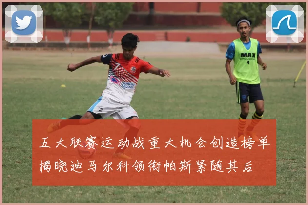 五大联赛运动战重大机会创造榜单揭晓迪马尔科领衔帕斯紧随其后